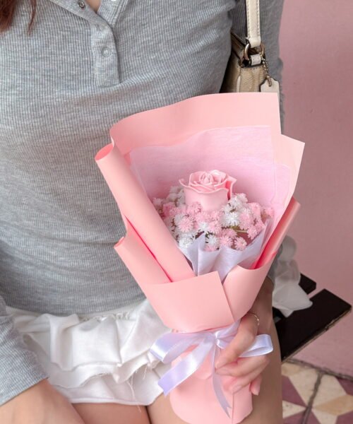Classic Pink Rose Bouquet