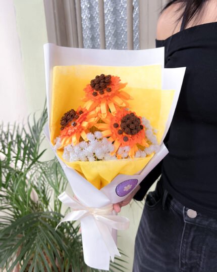 Luxe Sunflower Double Ups Bouquet