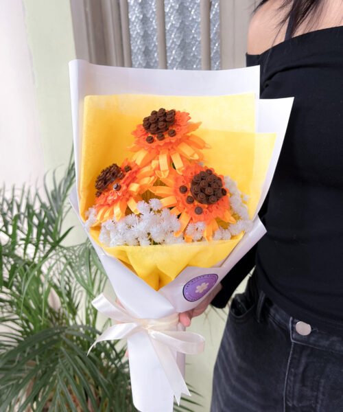Luxe Sunflower Double Ups Bouquet
