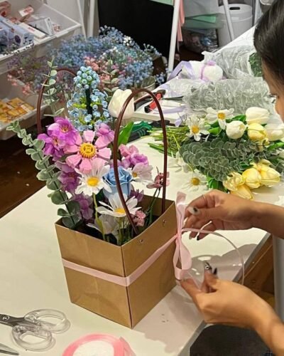 Flower bouquet singapore, block bouquets, block flowers